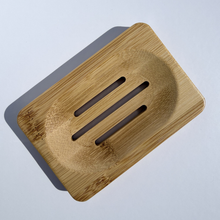 Load image into Gallery viewer, Bamboo Soap Dish – Classic Slotted Design
